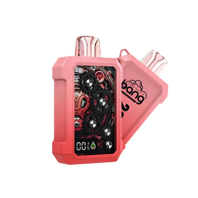 Bang 20K Watermelon Ice disposable vape with watermelon flavor and salt nicotine, featuring a sleek design and 20,000 puffs.