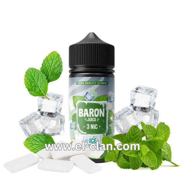 Baron Ice Mint Gum علكة النعناع المثلج - Baron E-juice -  الكلان فيب el-clan.