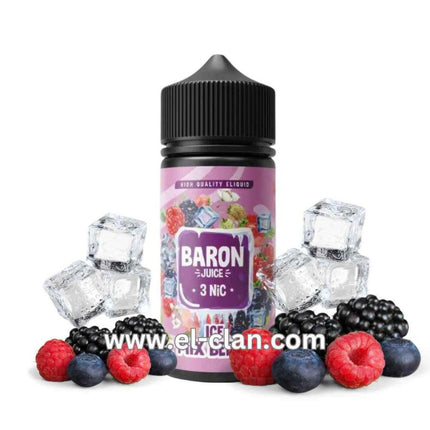 Baron SaltNic Ice Mix Berry مكس توت ساقع - Baron E-juice -  الكلان فيب el-clan.