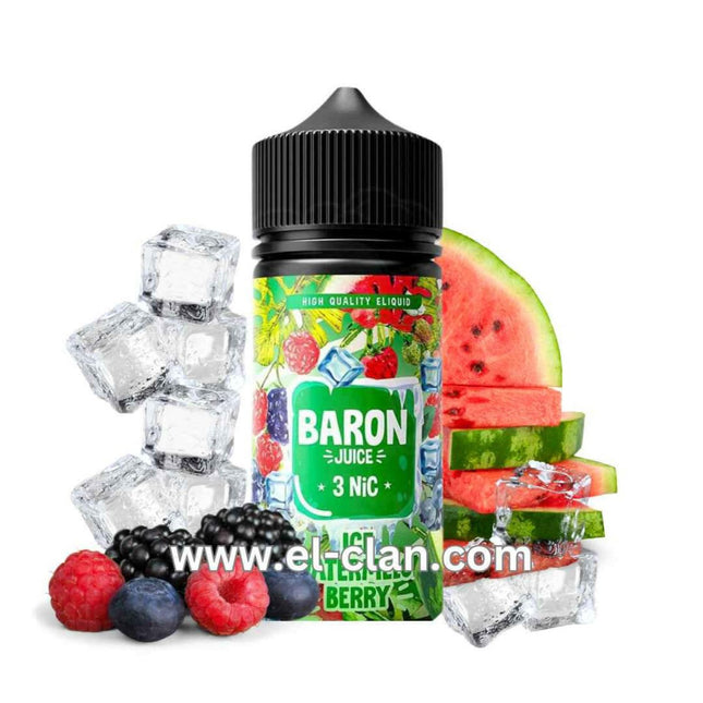 Baron SaltNic Ice Watermelon Berry بطيخ توت ساقع - Baron E-juice -  الكلان فيب el-clan.