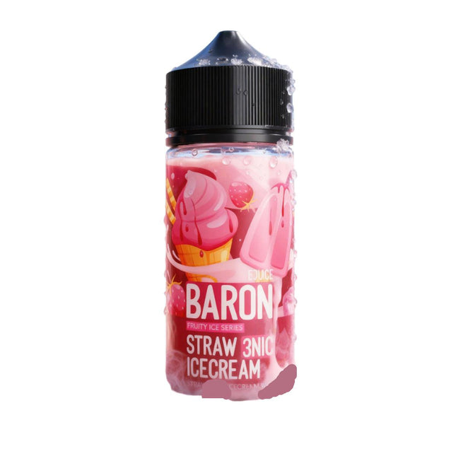 Baron Straw Ice Cream ايس كريم فراوله