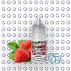 Bazooka SaltNic Strawberry vape juice in a 30ml bottle, strawberry flavor for in-vape use, imported SaltNic e-liquid.