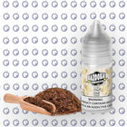 Bazooka SaltNic Tobacco Gold vape liquid in 30ml bottle, featuring tobacco and vanilla flavor for electronic cigarettes.