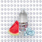 Bazooka SaltNic Watermelon vape juice in a 30ml bottle, watermelon flavor, SaltNic nicotine salt e-liquid, imported in design