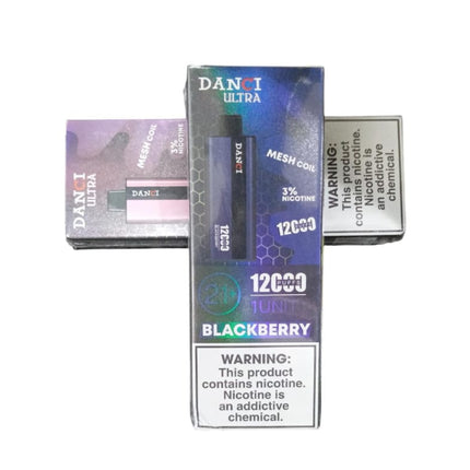 Danci Ultra 12K Black Berry Disposable توت