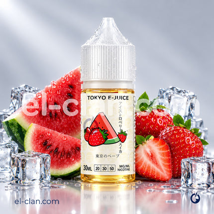 Tokyo SaltNic Iced Strawberry Watermelon فراولة بطيخ مثلج