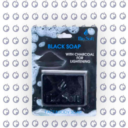 Bio Soft Black Soap Face & Body Soap صابون الوجه والجسم - Bio Soft -  الكلان فيب el-clan.