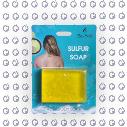 Bio Soft Sulfur Soap Face & Body Soap صابون الوجه والجسم - Bio Soft -  الكلان فيب el-clan.