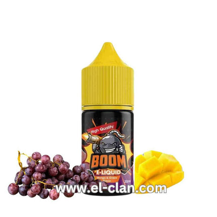 Boom مانجو و عنب - Boom E-Juice -  الكلان فيب el-clan.