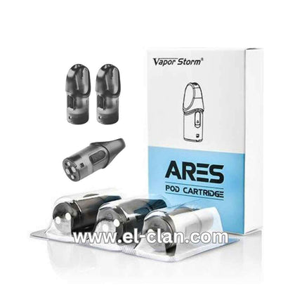 Bundle Deal - One Sheet Ares Cartridge 3PCs  شيت كاردج اريس بود - Vapor Storm -  الكلان فيب el-clan.