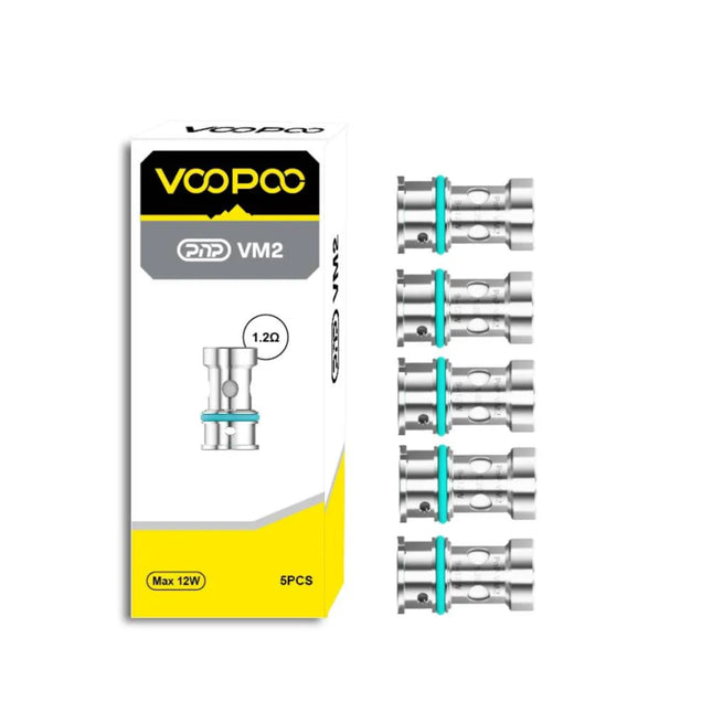 طقم مجموعة شيت كويلات فوبو من الكلان فيب لمرشحات السجائر الإلكترونية، مع لفائف Voopoo VM3 0.45 أوم.