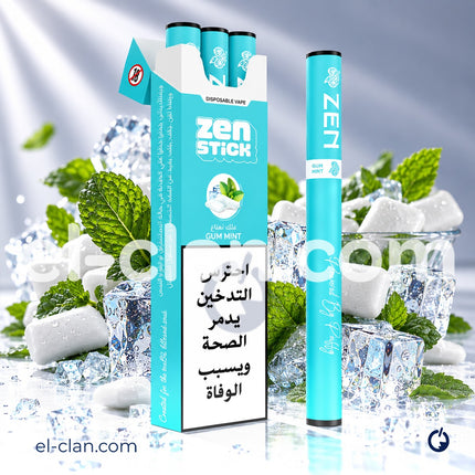 ZEN Stick (3pcs) Gum Mint Disposable لبان نعناع