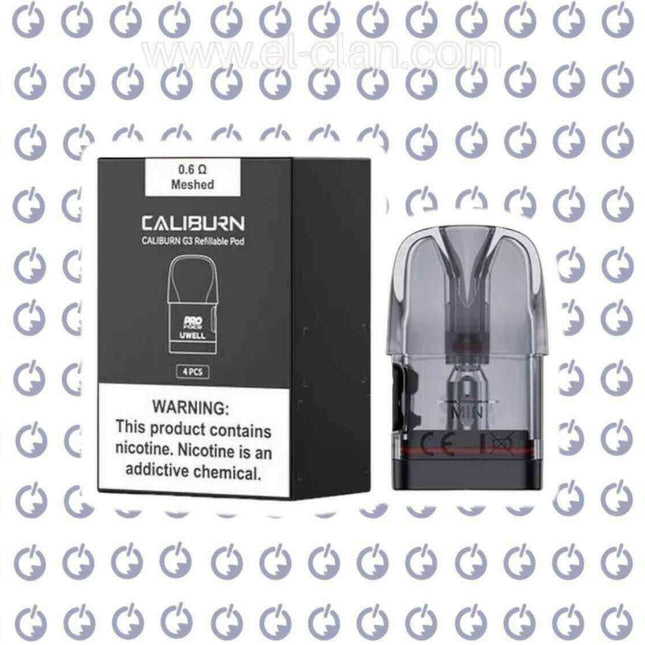 Caliburn G3 Cartridge غيار لبود كاليبرن جى 3 - Uwell -  الكلان فيب el-clan.