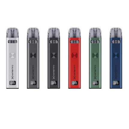Uwell Caliburn G3 Pod in blue, showcasing sleek design and compact size for portable vaping hardware.