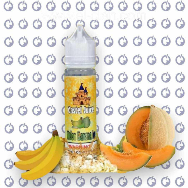 Castel Juice Melon banana Ice ⁩⁩كنتالوب موز ساقع - Castel Juice -  الكلان فيب el-clan.