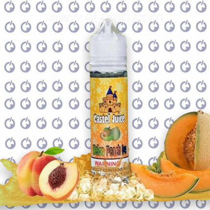 Castel Juice Melon Peach Ice ⁩⁩كنتالوب خوخ ساقع - Castel Juice -  الكلان فيب el-clan.