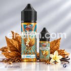 تبغ Prestige Tobacco R8 مع مكسرات فيب ليكويد محلي من Prestige E-Juice يظهر في الصورة