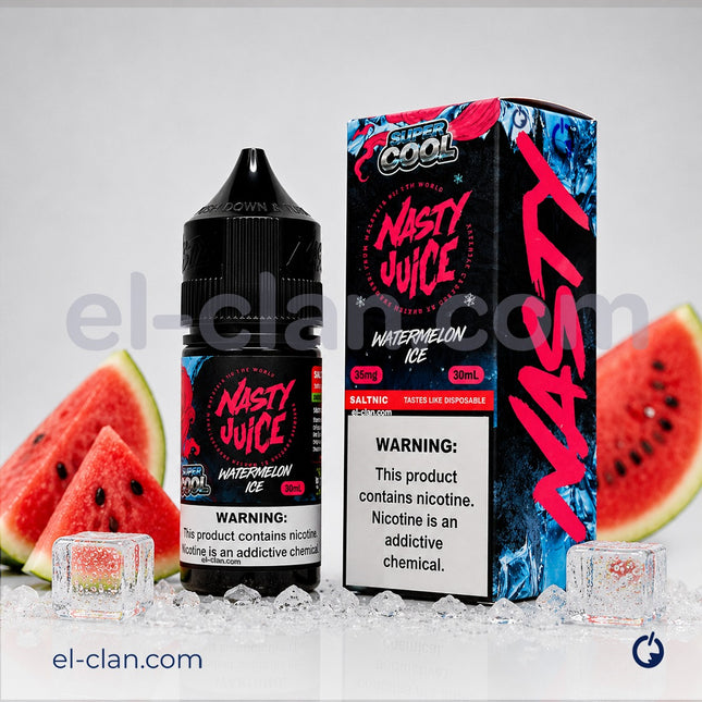 Nasty Juice Super Cool SaltNic Watermelon Ice بطيخ ساقع