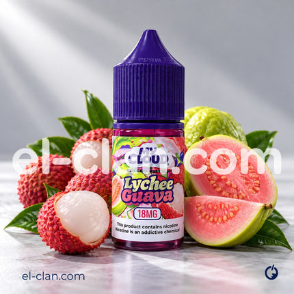 ليكويد فيب My Cloud E-Juice بنكهة الليتشي والجوافة، إصدار SaltNic محلي