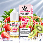 Alpha Super Cool Saltnic Straw Kiwi فراوله كيوي ساقع جدا
