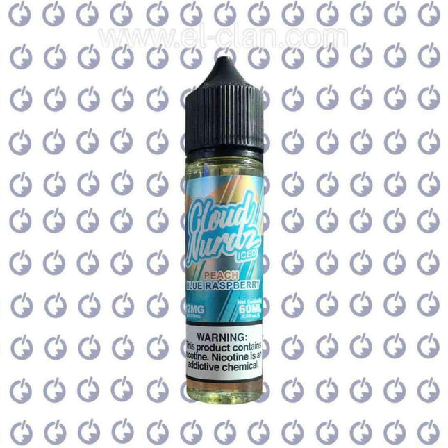 Cloud Nurdz Iced Peach Blue Raspberry خوخ توت - Cloud Nurdz E-Juice -  الكلان فيب el-clan.