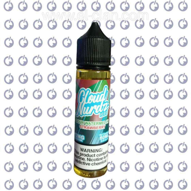 Cloud Nurdz Iced Sour Watermelon Strawberry بطيخ فراولة - Cloud Nurdz E-Juice -  الكلان فيب el-clan.