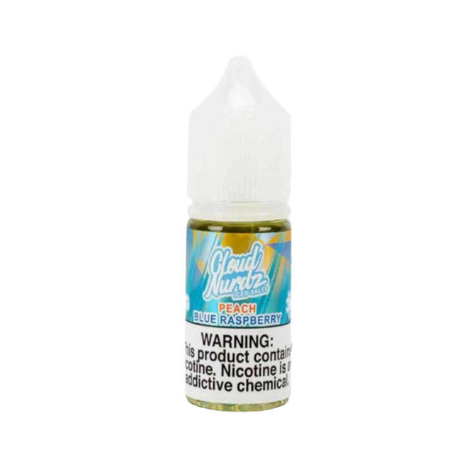 Cloud Nurdz SaltNic Iced Peach Blue Raspberry خوخ توت - Cloud Nurdz E-Juice -  الكلان فيب el-clan.