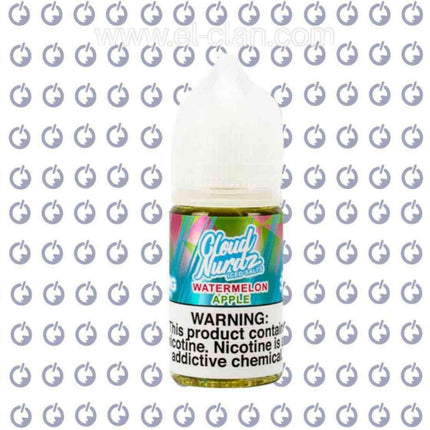 Cloud Nurdz SaltNic Iced Watermelon Apple بطيخ تفاح - Cloud Nurdz E-Juice -  الكلان فيب el-clan.