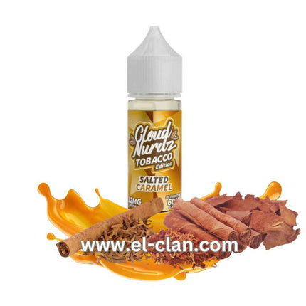 Cloud Nurdz Tobacco Salted Caramel التبغ الكراميل - Cloud Nurdz E-Juice -  الكلان فيب el-clan.