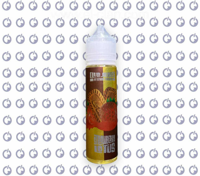 Club Juices Strawberry Lotus فراوله بسكويت - Club Juices E-Juice -  الكلان فيب el-clan.