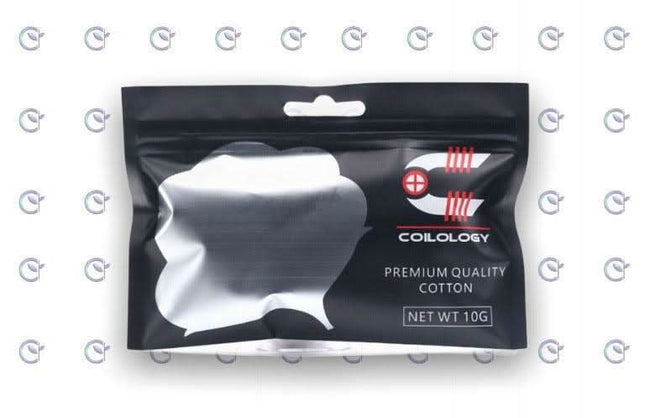 Coilology cotton tool for vaping, soft cotton wick used for coil building and vape device maintenance.
