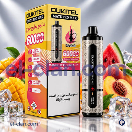Oukitel Mate Pro Max 60K ⁠⁠Mango Watermelon Peach Disposable مانجو بطيخ خوخ