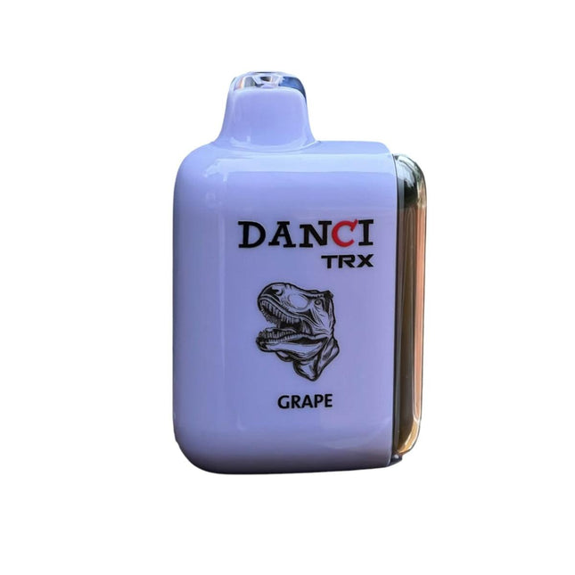Danci Trx 10K Grape disposable vape pen with purple grape flavor, 10,000 puffs, Danci disposable brand, salt nic e-cigarette