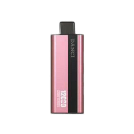 Danci Ultra 18K Watermelon Ice disposable vape with colorful mixed berries design and 12,000 puffs, salt nic flavor.