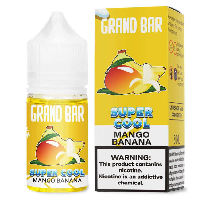 Grand Bar Super Cool SaltNic Mango Banana مانجو موز ساقع