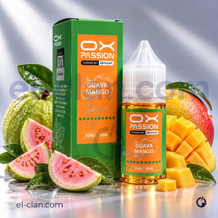 OX Passion SaltNic Super Cool Guava Mango جوافه مانجو ساقع جدا