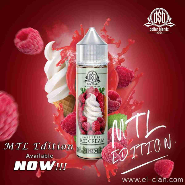 Dollar Blends Raspberry Ice Cream توت ايس كريم - الكلان فيب