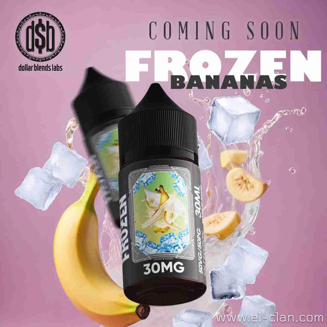 Dollar Blends SaltNic Bananas Frozen موز باللبن ساقع