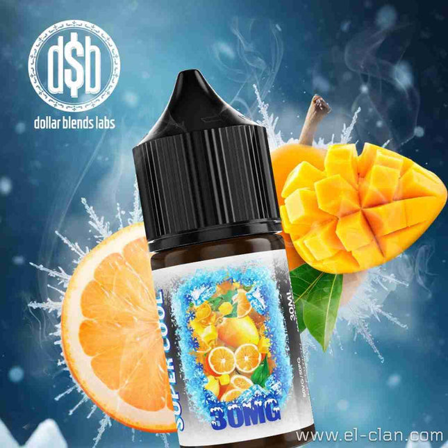 Dollar Blends SaltNic Morango Super Cool مانجو برتقال ساقع جدا