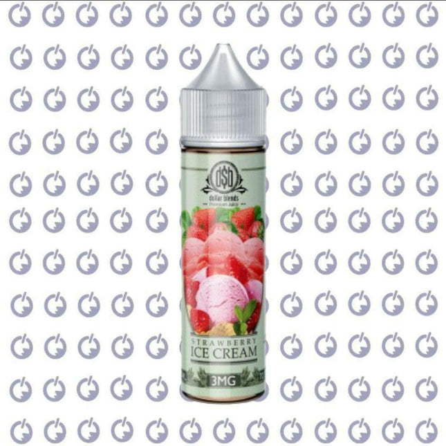 Dollar Blends Strawberry Ice Cream ايس كريم فراوله - DollarBlends E-Juice -  الكلان فيب el-clan.