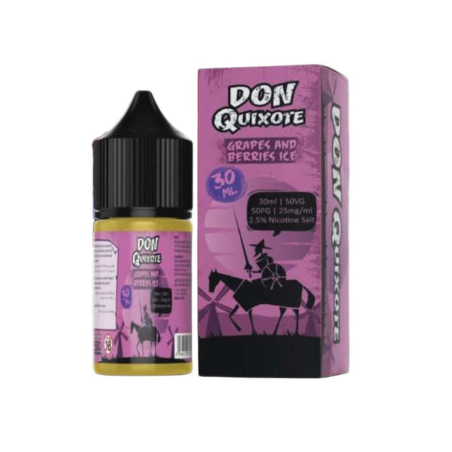 DON Quixote SaltNic Grapes And Berries Ice عنب توت ساقع