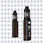 Voopoo Drag M100 S vape mod kit with black darkwood finish, featuring hardware and mod components.