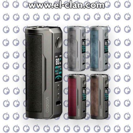 Voopoo Drag X Plus mod in sandy brown with textured finish, showing the compact vape device and control buttons.