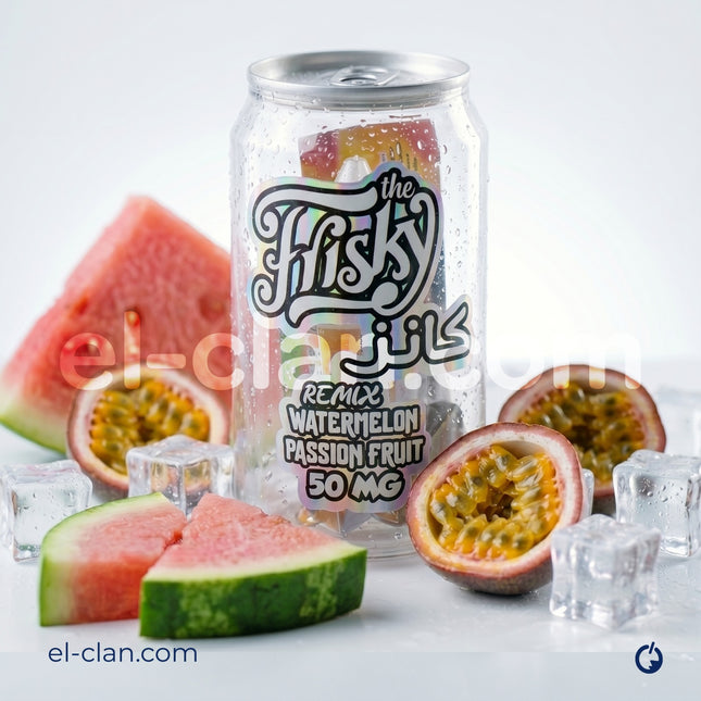Frisky SaltNic Remix Cans Watermelon Passion Fruit كانز بطيخ باشون فروت
