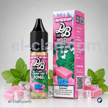 Dollar Blends Super Cool SaltNic Mint Bubblegum Gummy Mint لبان نعناع ساقع