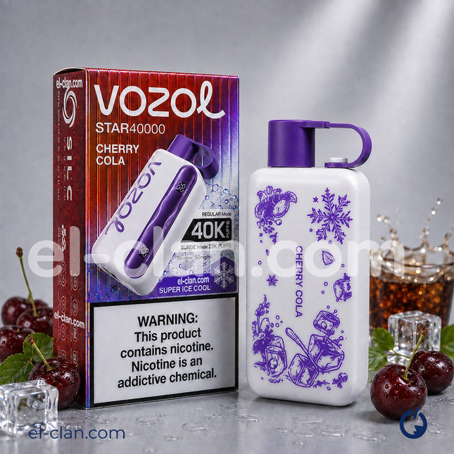 Vozol Star 40K Super Cool Cherry Cola Disposable  كريز كولا ساقع