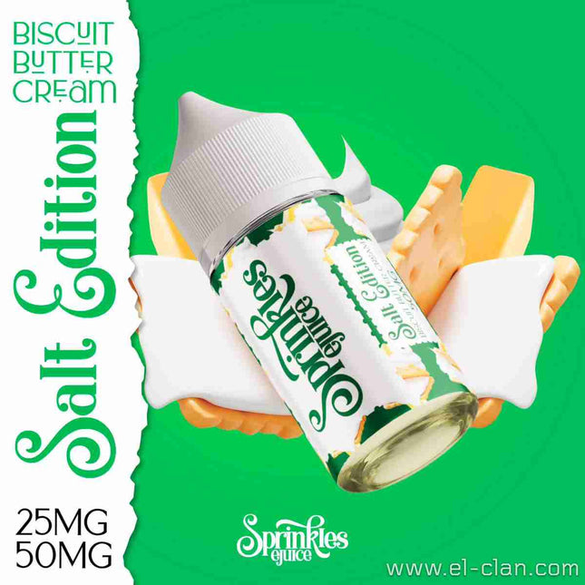Sprinkles SaltNic Biscuit Butter Cream كريمة البسكويت