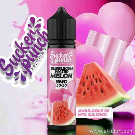 Sucker Punch Bubblegum Watermelon لبان بطيخ