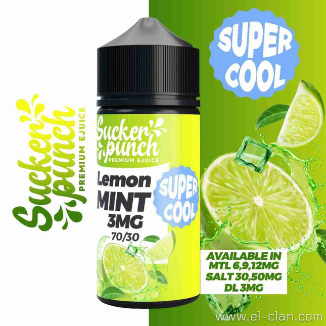 Sucker Punch Lemon Mint Super Cool ليمون نعناع ساقع جدا
