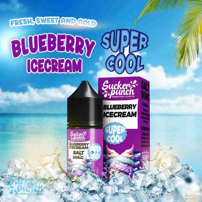 Sucker Punch SaltNic Blueberry Ice Cream 